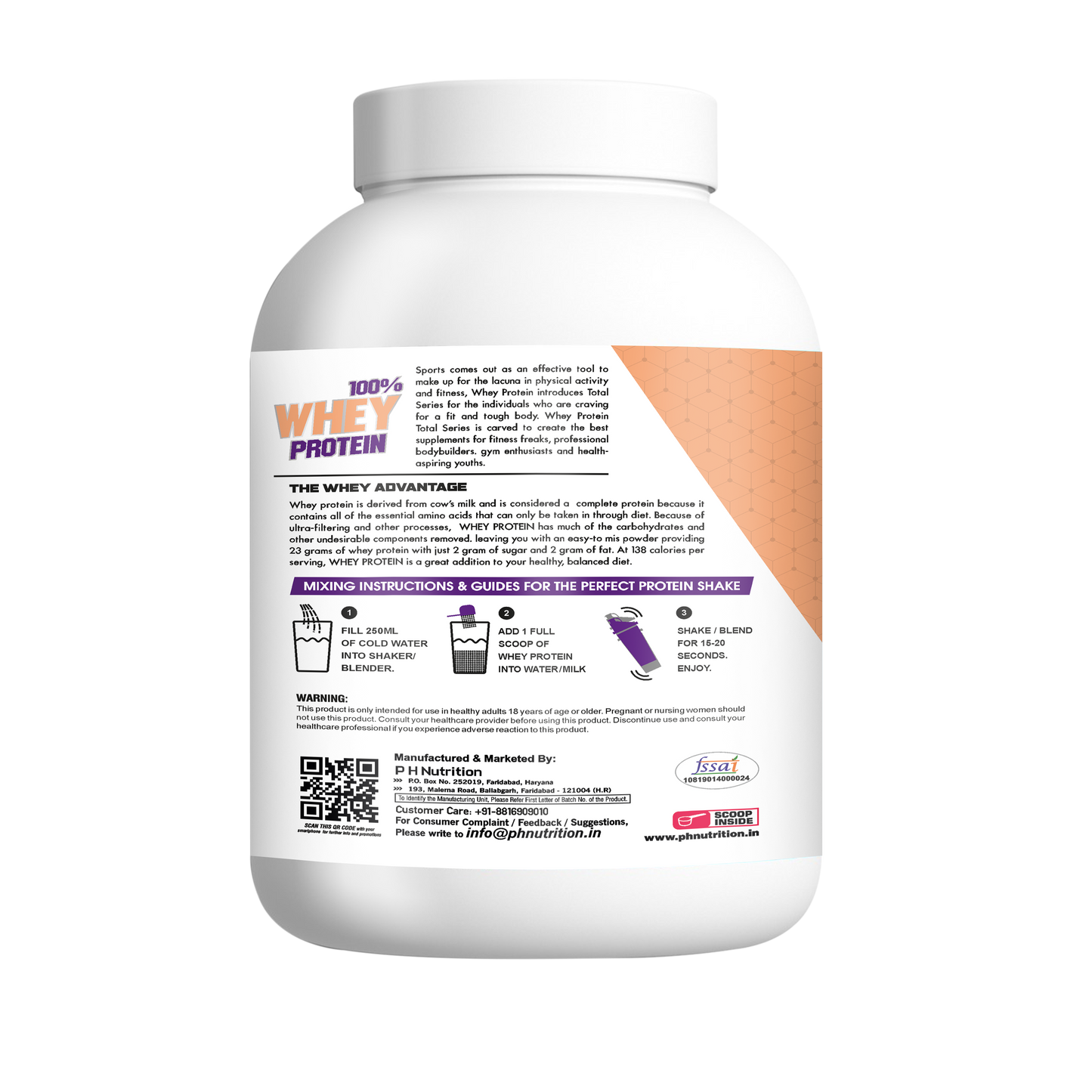 Muscle Mind 100% Whey Protein