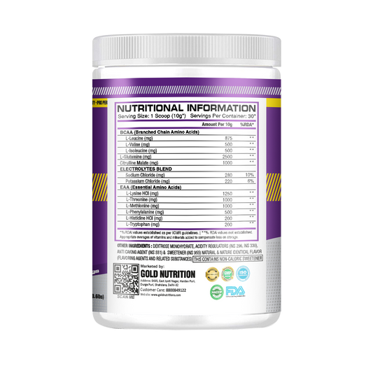 Gold Nutrition Elite Amino Formula EAA+