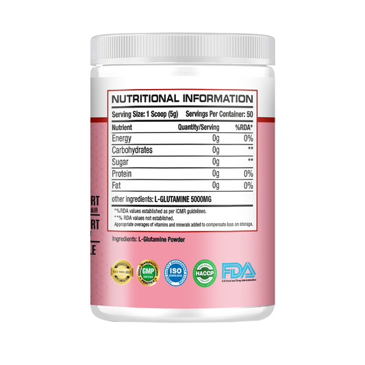 Muscle Mind Micronized L- Glutamine 5000 MG