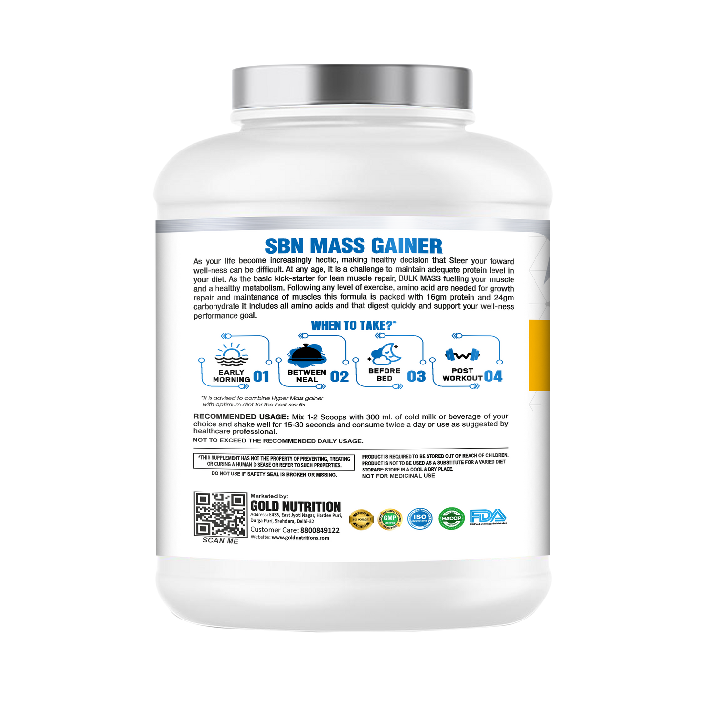 SBN Mass Gainer