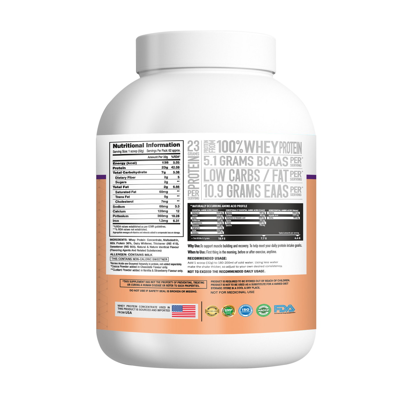 Muscle Mind 100% Whey Protein