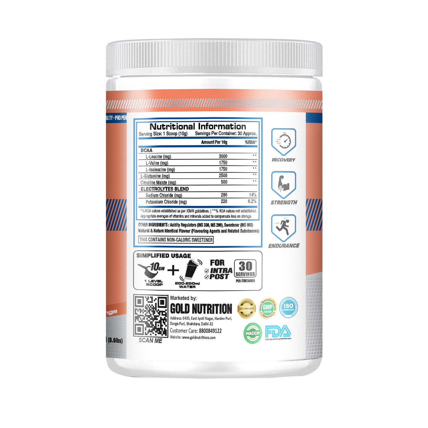 Gold Nutrition Intra Training BCAA