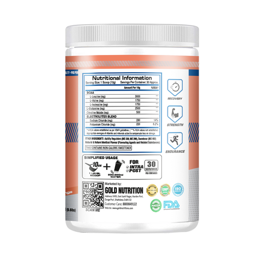 Gold Nutrition Intra Training BCAA
