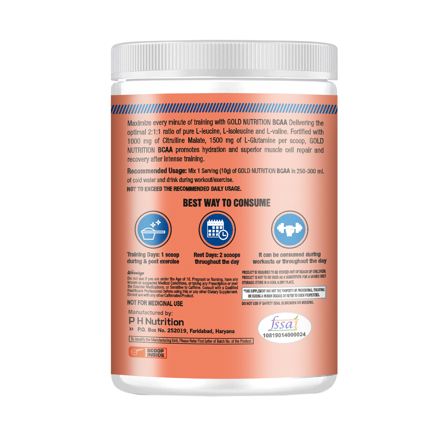 Gold Nutrition Intra Training BCAA