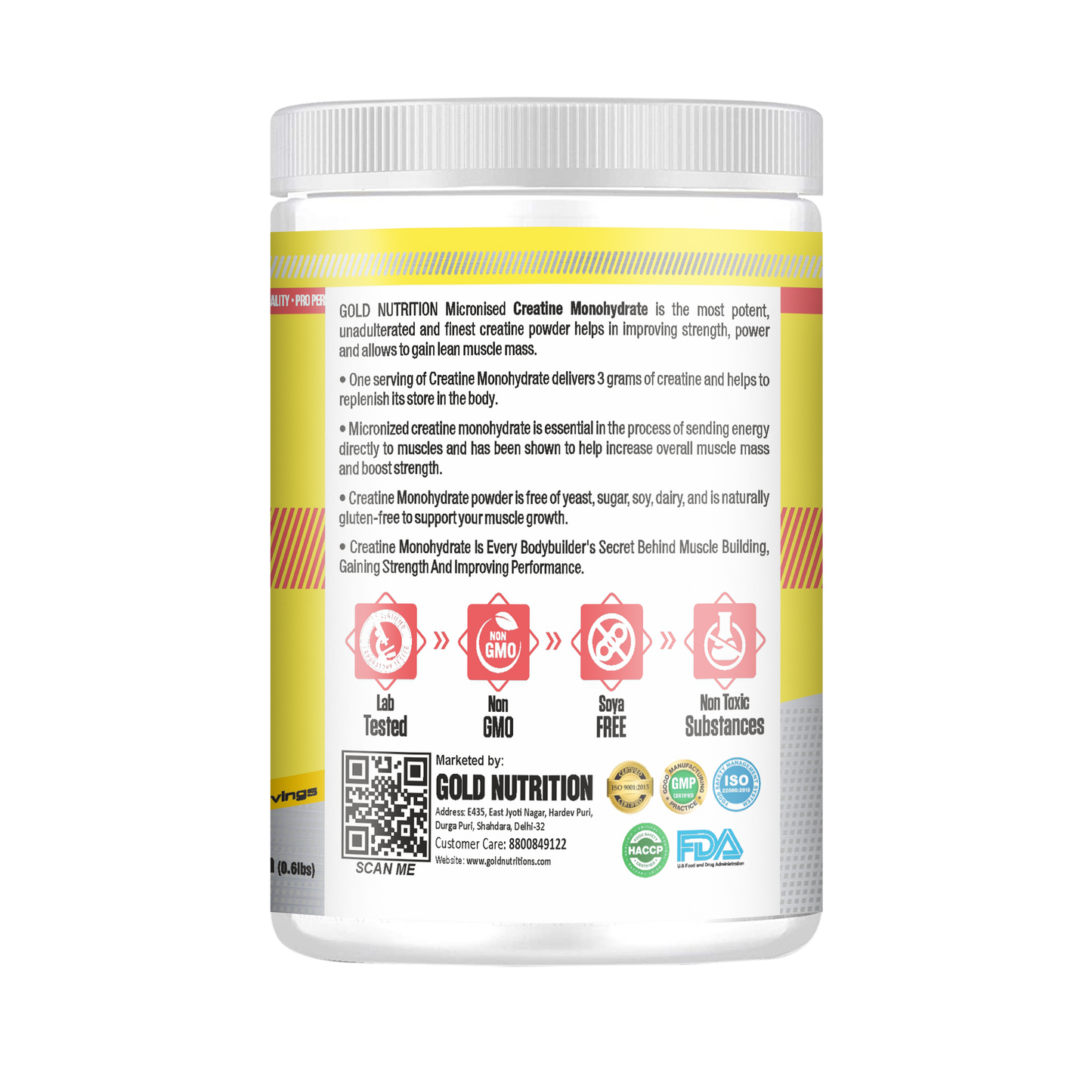 Gold Nutrition Micronized Creatine Monohydrate