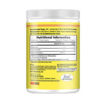 Gold Nutrition Micronized Creatine Monohydrate