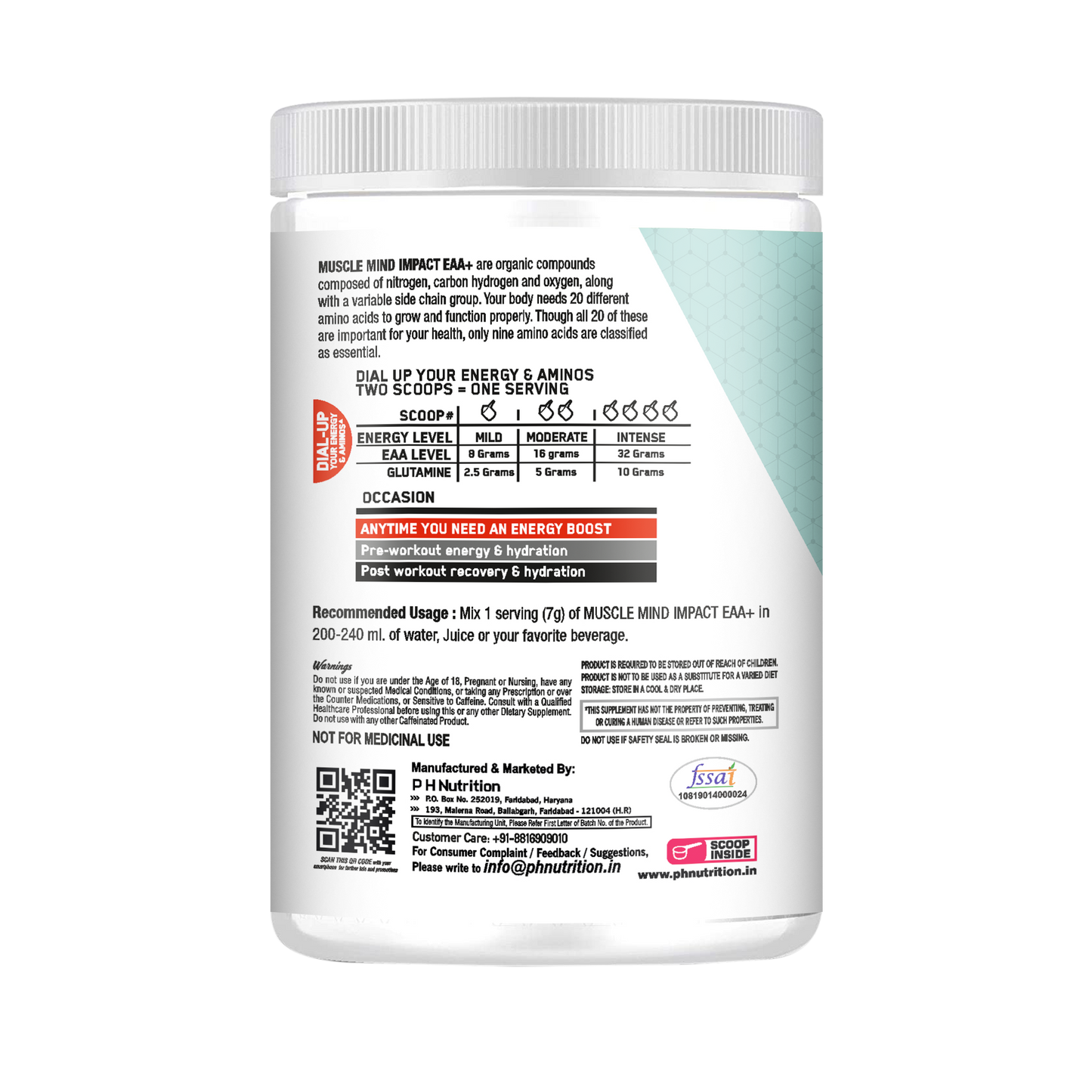 Muscle Mind Impact EAA+ Essential Amino Acids