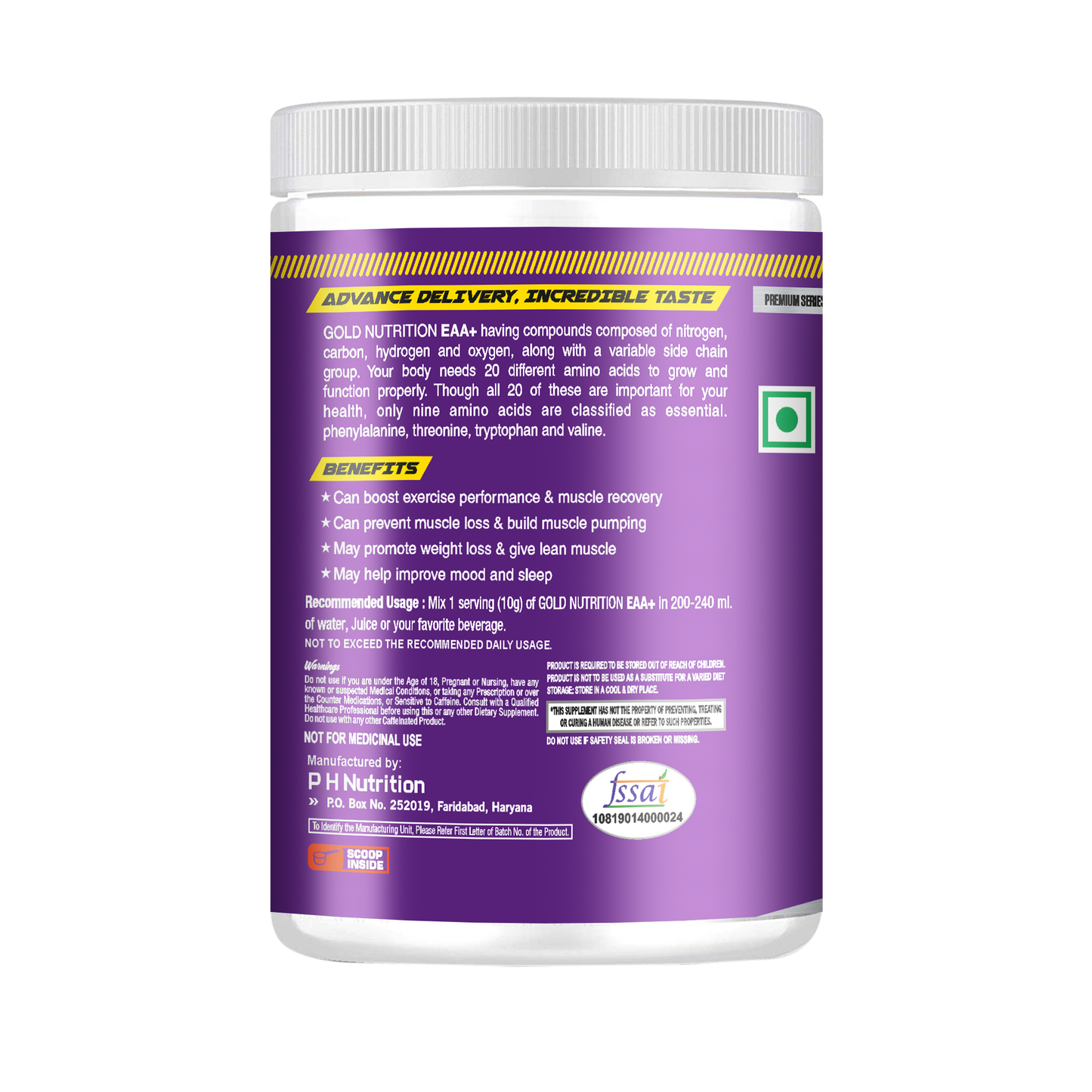Gold Nutrition Elite Amino Formula EAA+