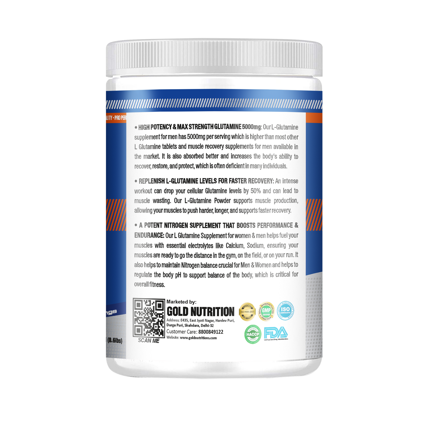 Gold Nutrition Intense Recovery L- Glutamine