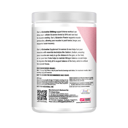 Muscle Mind Micronized L- Glutamine 5000 MG
