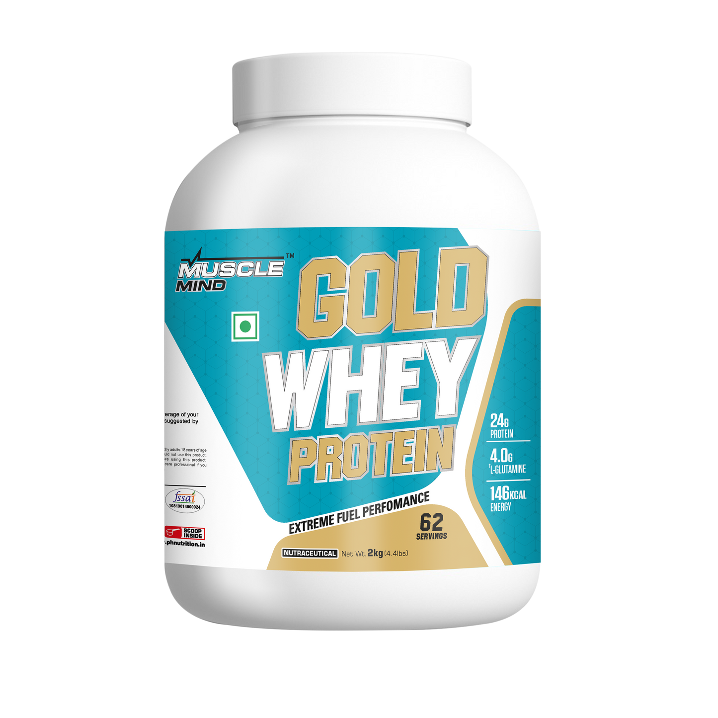 Muscle Mind Gold Whey Protein 2 Kg.