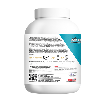 Muscle Mind Gold Whey Protein 2 Kg.
