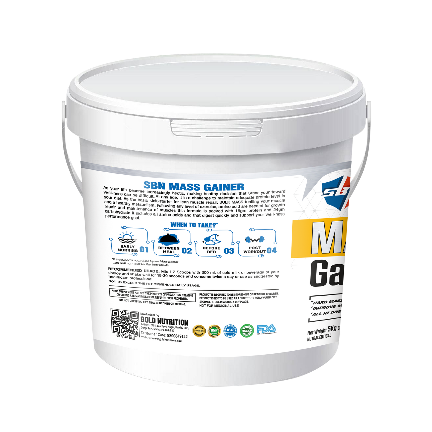 SBN Mass Gainer