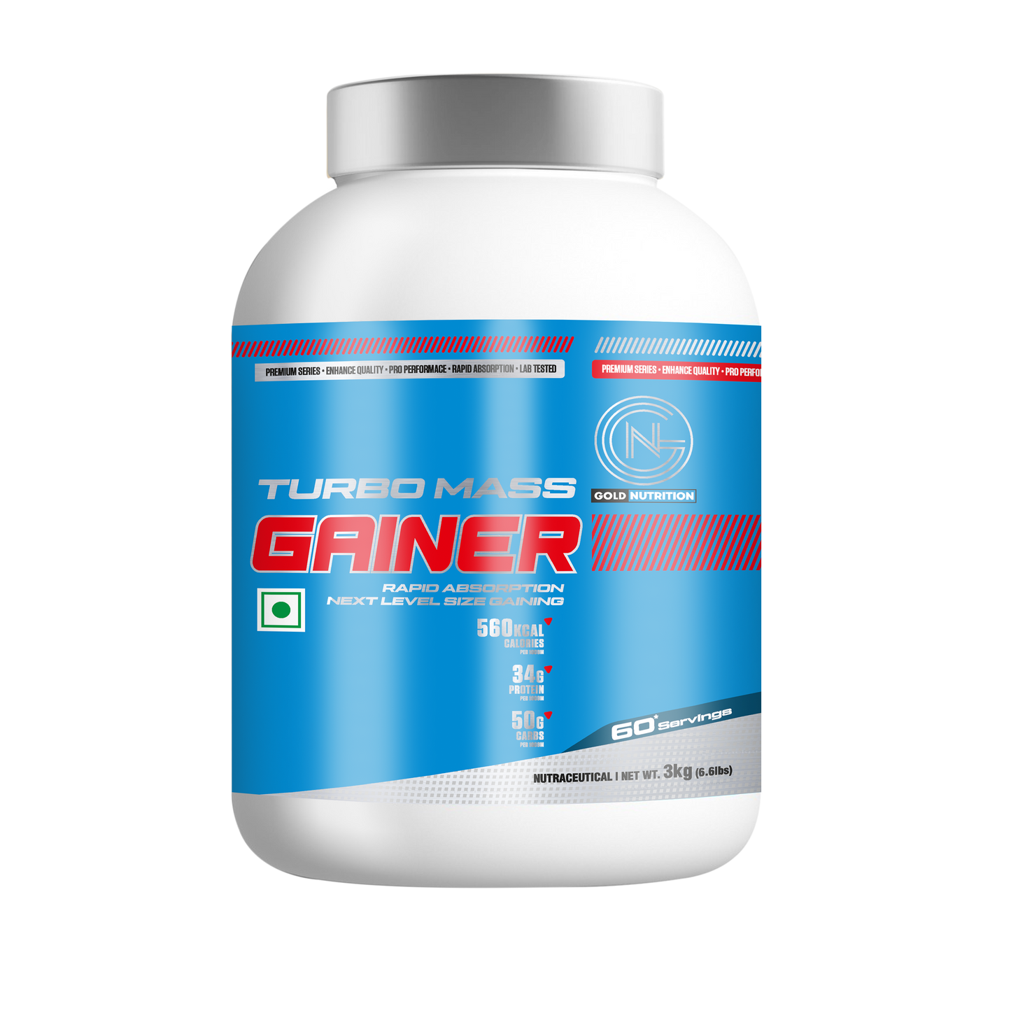 Gold Nutrition Turbo Mass Gainer