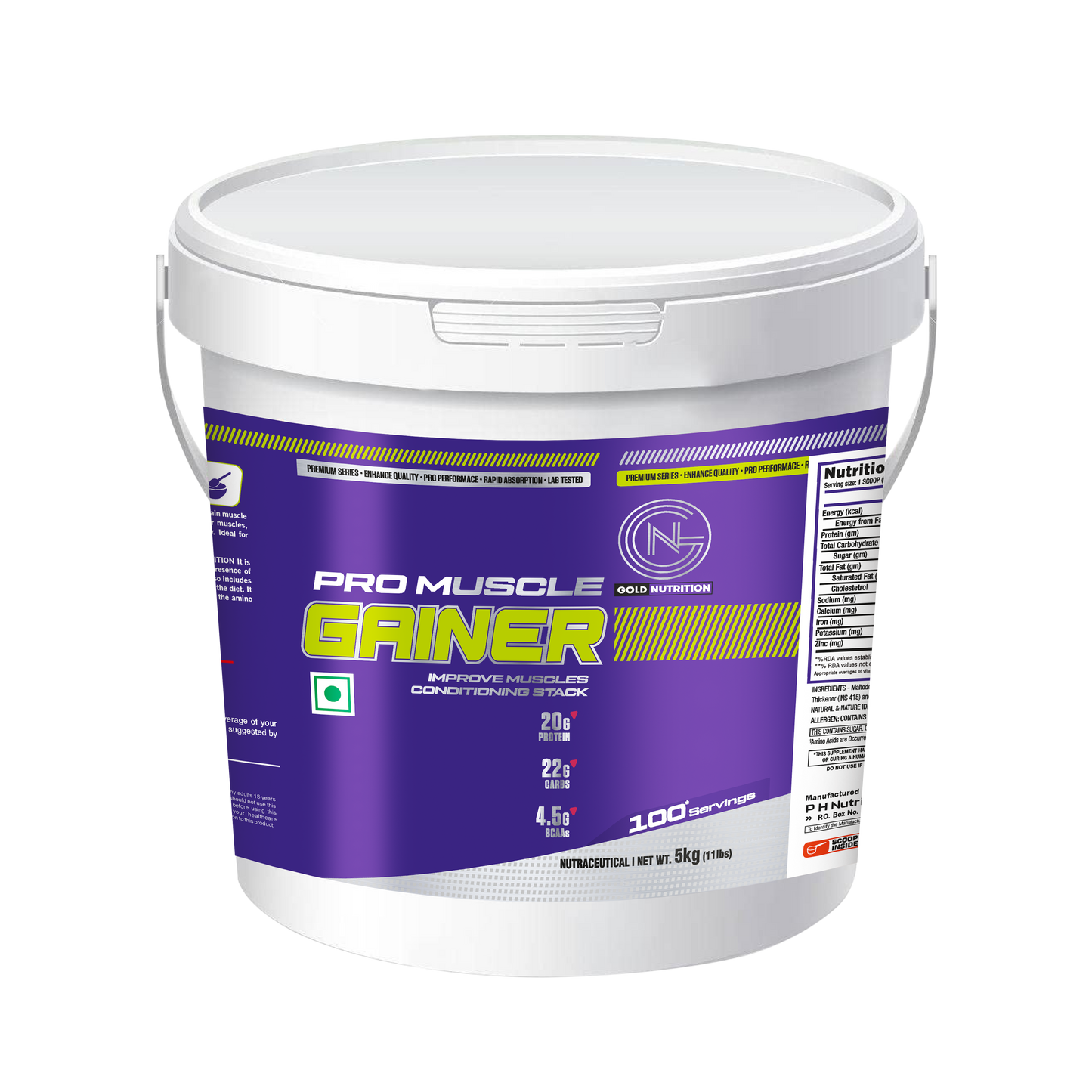 Gold Nutrition Pro Muscle Gainer