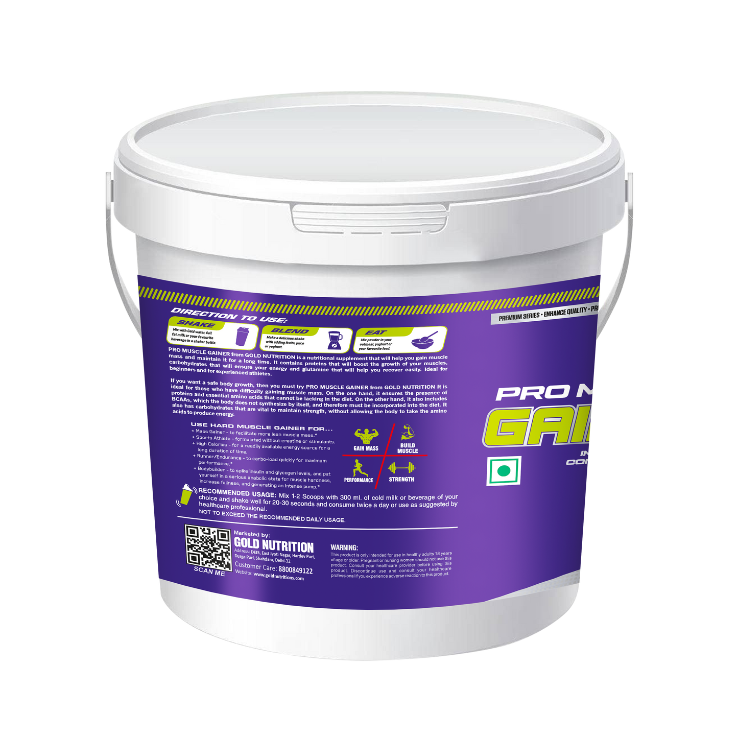 Gold Nutrition Pro Muscle Gainer