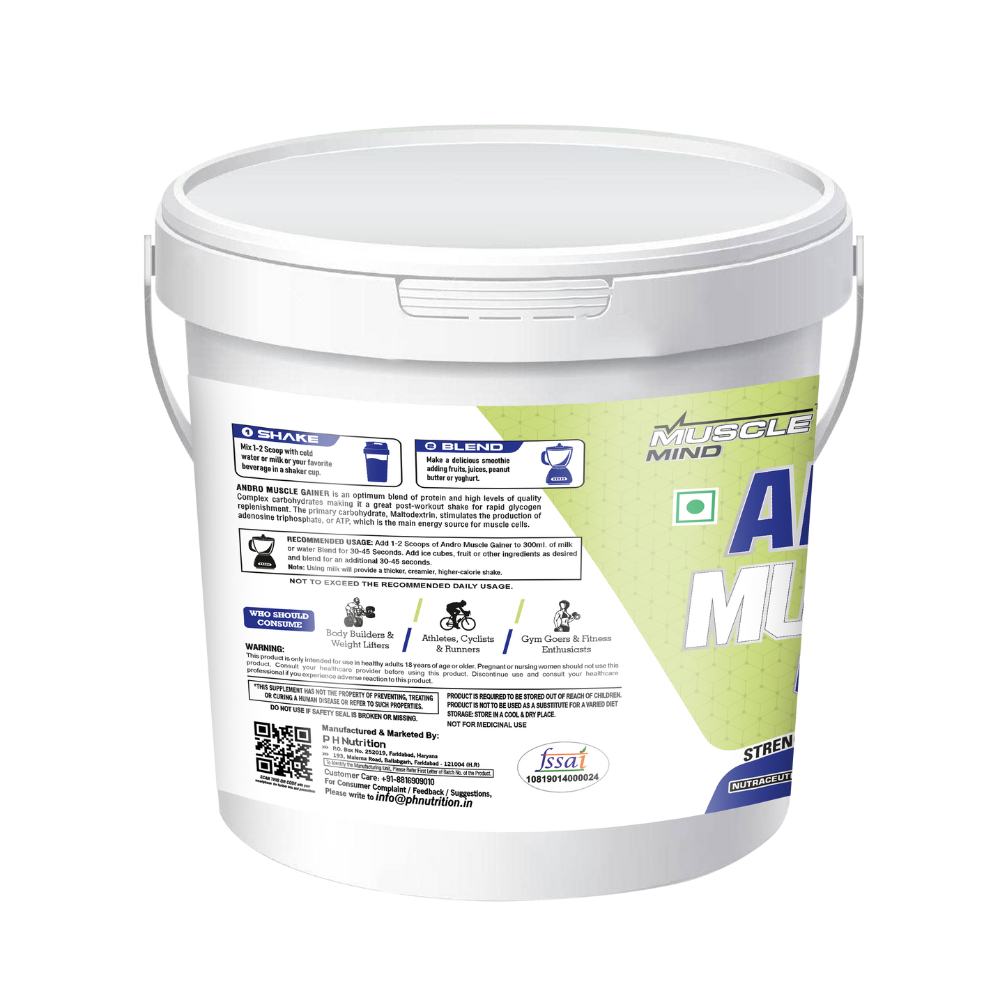 Muscle Mind Andro Muscle Gainer