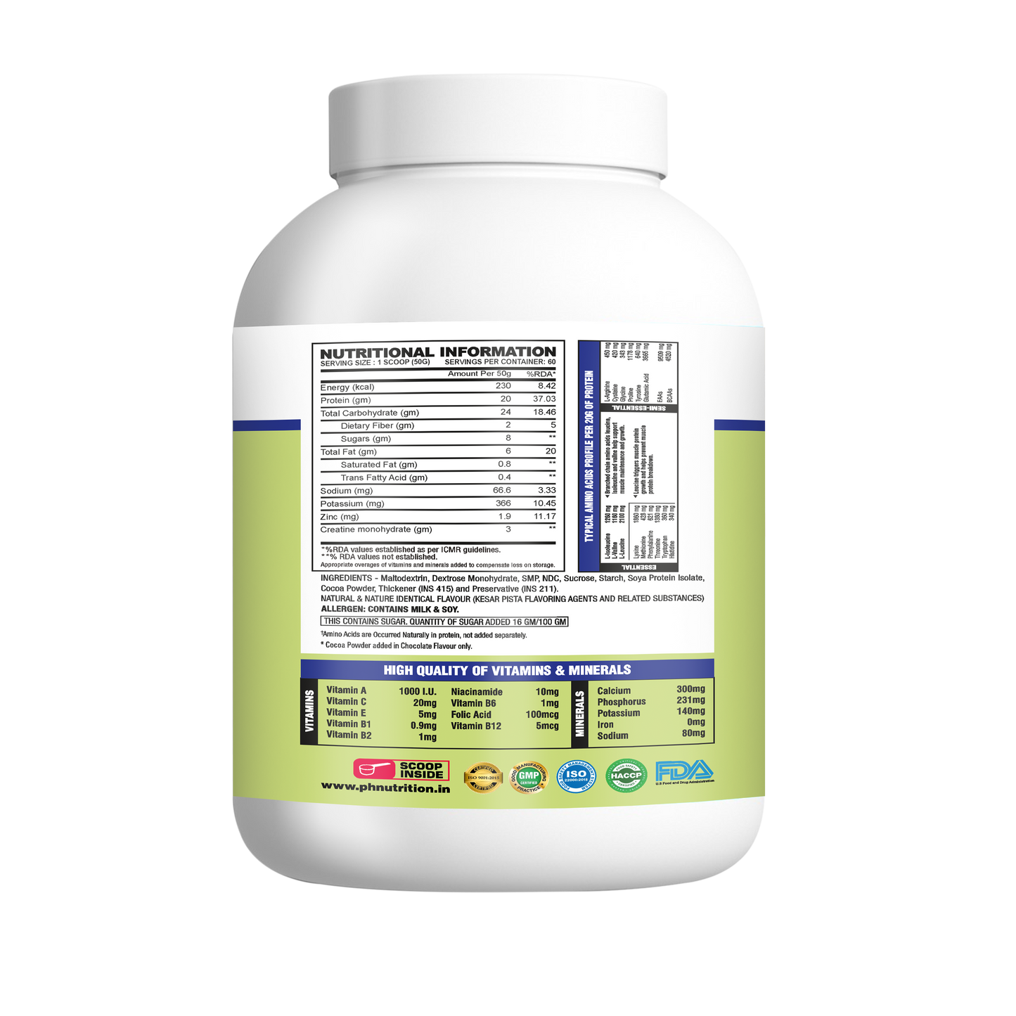Muscle Mind Andro Muscle Gainer