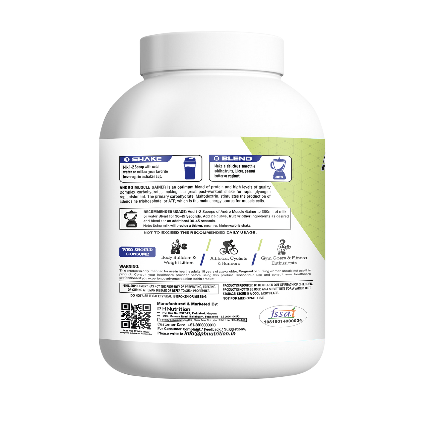 Muscle Mind Andro Muscle Gainer