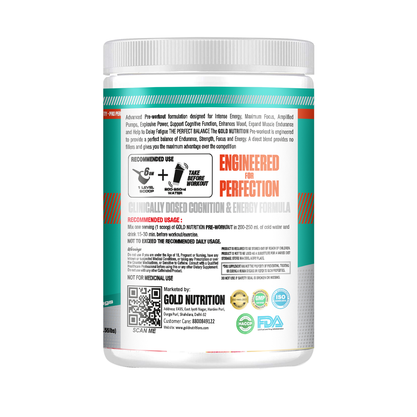 Gold Nutrition Pre Workout
