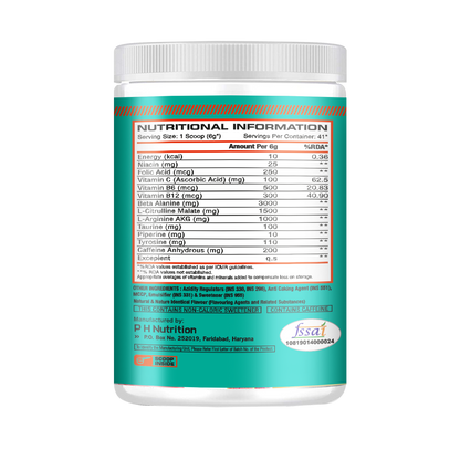 Gold Nutrition Pre Workout