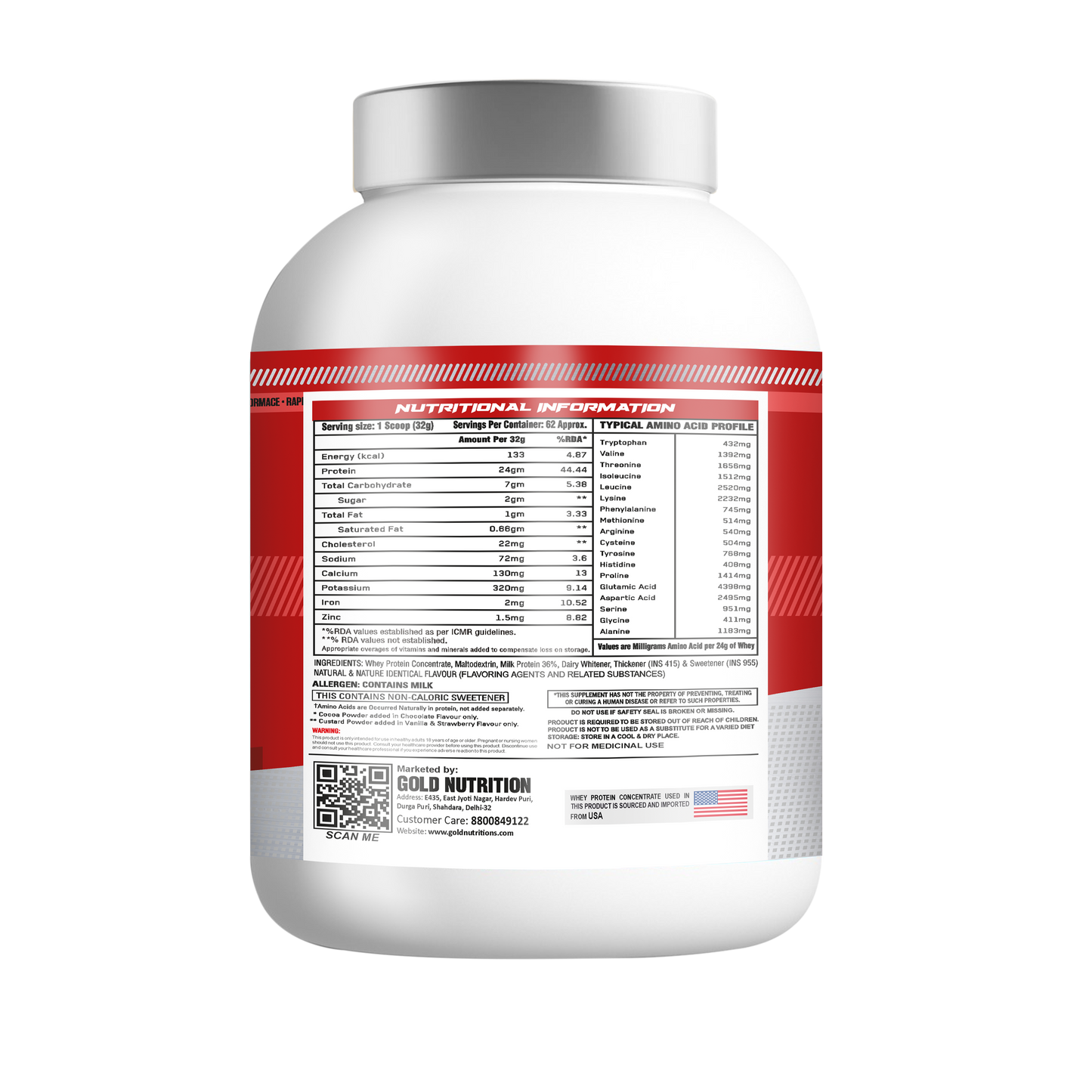 Gold Nutrition Power Fuel Whey Protein